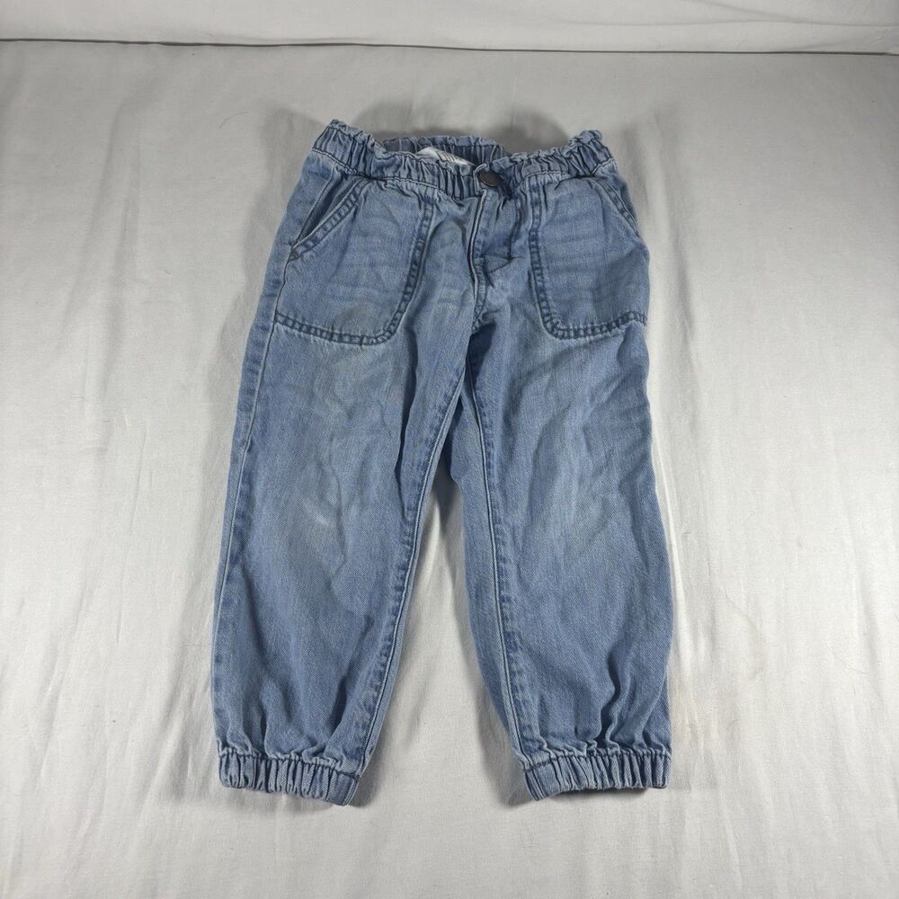 OshKosh B’gosh Toddler 4T Light Wash Denim Jogger Pants